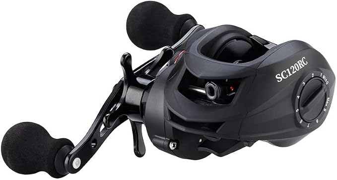 FISHDROPS Baitcaster Reels, 9+1BB, CNC Aluminum Spool, Magnetic Brake System Bait Caster Reel High Speed Gear Ratio 7.0:1 Ultra Smooth Low Profile Baitcasting Fishing Reel