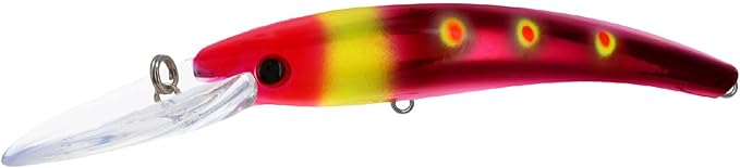 Bill Lewis Fishing Lipless Lifelike Trolling Precise Walleye Crankbait Lite with Two Large Mustad Triple Grips