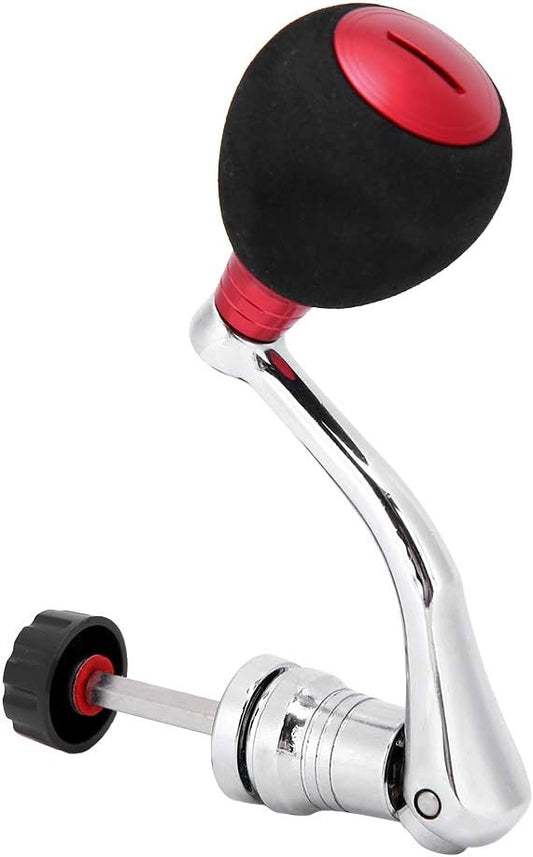 Tbest Fishing Spinning Reel Handle Metal Rocker Arm Reel Replacement Power Handle Grip