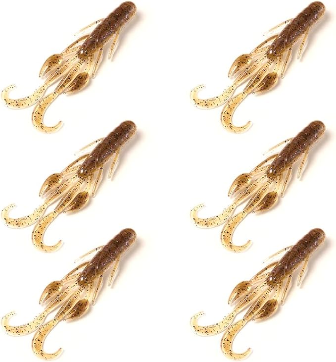 SOLOKING Soft Plastic Fishing Lures - Second Generation Evolved Bait with Natural Shrimp Oil, Salt Injection Technology, Super Elastic Imported PCV Material - Laser Reflector & Submarine Modeling