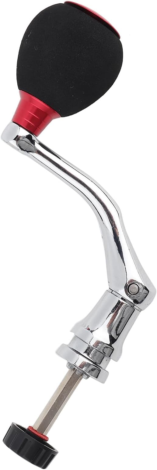 Ejoyous Fishing Reel Handle Replacement, Reel Replacement Power Handle, Metal Hex Trunk Rocker Arm Grip, Fishing Spin Reel Handle Grip Power Handle Reel Accessory
