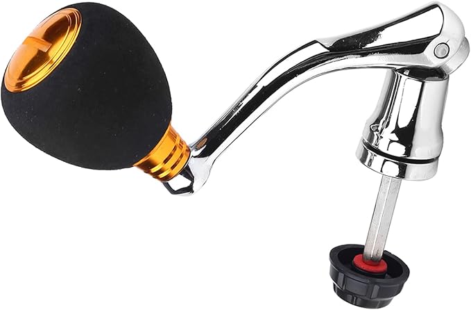 Ejoyous Fishing Reel Handle Replacement, Reel Replacement Power Handle, Metal Hex Trunk Rocker Arm Grip, Fishing Spin Reel Handle Grip Power Handle Reel Accessory