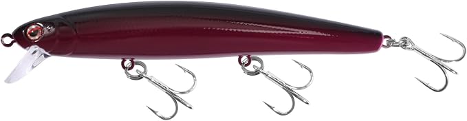 LITTMA California Surf Fishing Lures Saltwater Jerkbait Crankbait Surf Minnow 110/125 - Metallic Sardine Super Glow & Pearl Pink Belly Glow Lures for Halibut & Striper Fishing