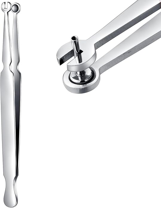 QWALIT Piercing Taper Threadless Insertion Tool - Titanium Labret Pin 16g, 18g, 20g