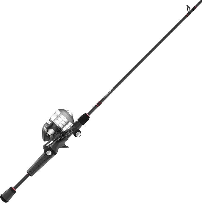 Zebco Delta Spincast Reel and Fishing Rod Combo, Instant Anti-Reverse Clutch, Changeable Right- or Left-Hand Retrieve, Pre-Spooled with Zebco Fishing Line