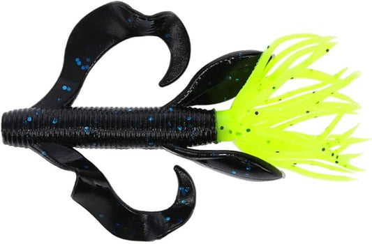 Yamamoto 4" Kreature Realistic Soft Plastic Fishing Lure Baits with Wings and Free-Flowing Skirt - 7 Pack
