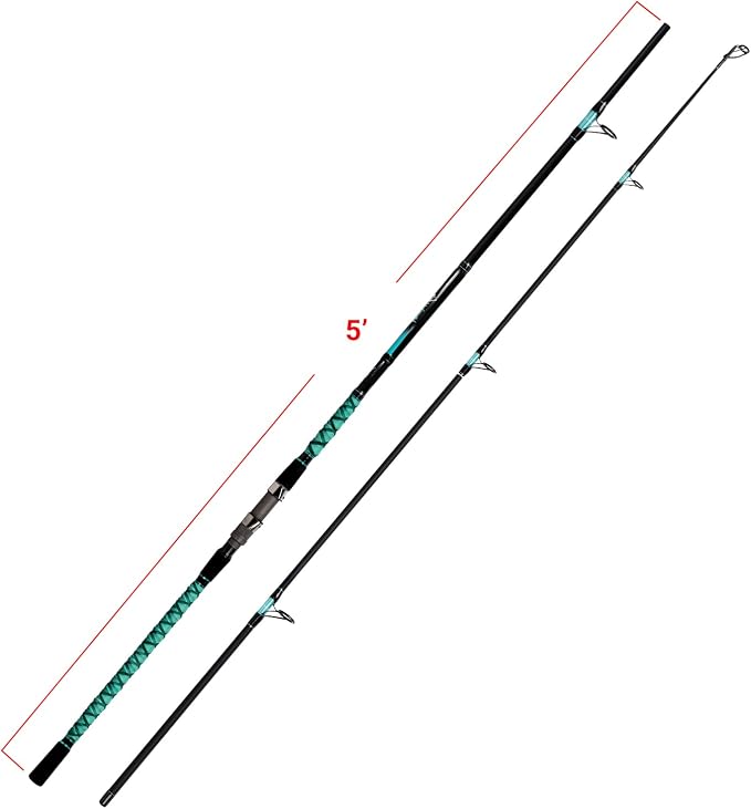 Fiblink Surf Fishing Rod Portable Travel Surf Spinning Rod 2 Piece/3 Piece/4 Piece Carbon Fiber Saltwater Fishing Rod 9'/10'/12'/13'/15'