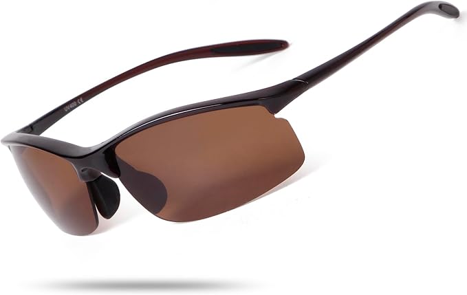 17g Polarized Sports Sunglasses for Men Women Tr90 Frame UV400 Protection Sun Glasses for Cycling Fishing Driving