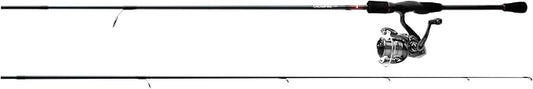 Daiwa Crossfire LT EVA Spinning Combos – Graphite 2-Piece Fishing Rod & Crossfire LT Reel with EVA Grip – Multiple