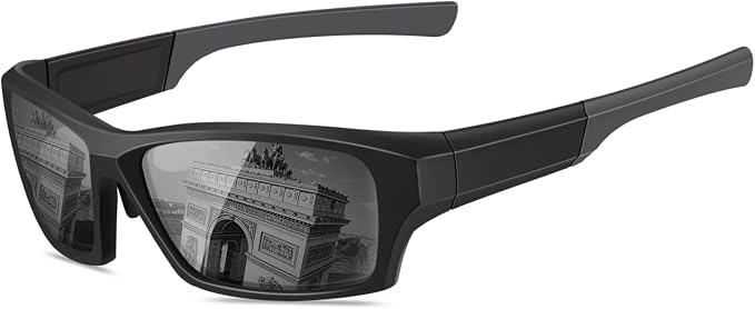 Polarized Sports Sunglasses for Men Women,Driving Fishing Cycling Mountain Bike Sunglasses UV400 Protection
