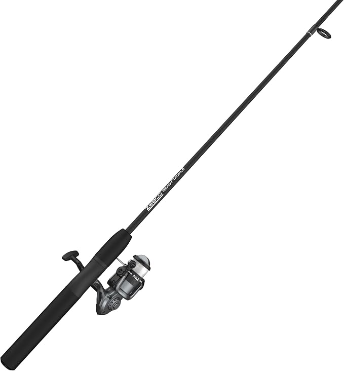 Zebco Ready Tackle Spinning Reel and Fishing Rod Combo, Includes Tackle Kit