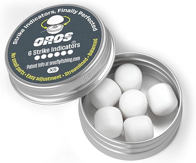 Oros Strike Indicators for Fly Fishing, Reusable Foam Nymph Indicators, High Visibility Trout Fishing Float, Assorted Sizes
