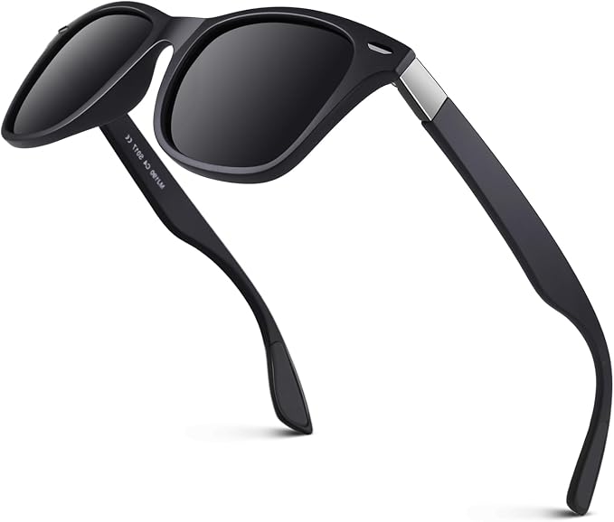 GQUEEN Polarized Sunglasses Men Womens,Flexible TR90 Frame,for Driving Fishing Cycling Hiking Golf Sports UV400 Protection