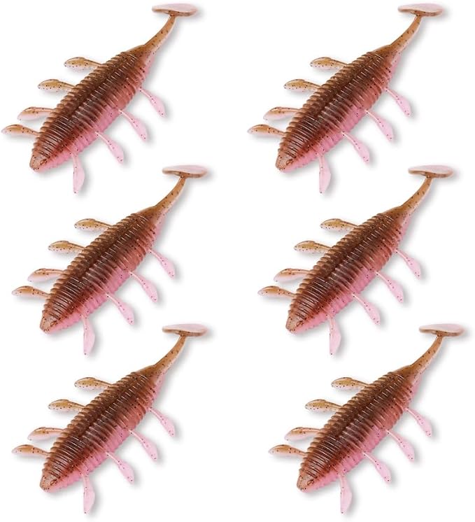 SOLOKING Soft Plastic Fishing Lures - Second Generation Evolved Bait with Natural Shrimp Oil, Salt Injection Technology, Super Elastic Imported PCV Material - Laser Reflector & Submarine Modeling