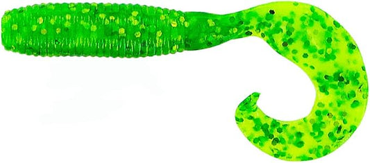 Yamamoto 5 Single Tail Grub Soft Plastic Fishing Angling Swimbait Lures with Tail-Curling Action - 20 Pack