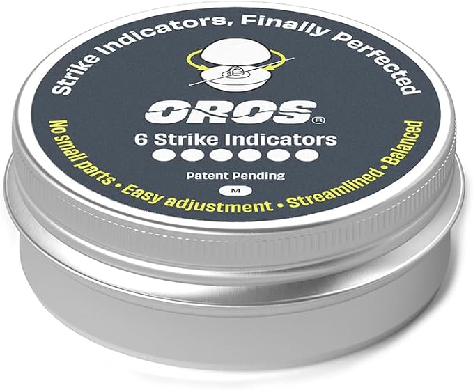 Oros Strike Indicators for Fly Fishing, Reusable Foam Nymph Indicators, High Visibility Trout Fishing Float, Assorted Sizes