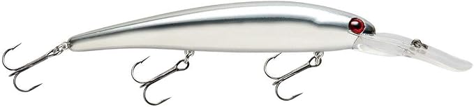 Bandit Lures 4 3/4-Inch Slender Minnow Jerkbait Trolls Up to 27 Feet Deep, Universal Color Patterns, 1 Piece