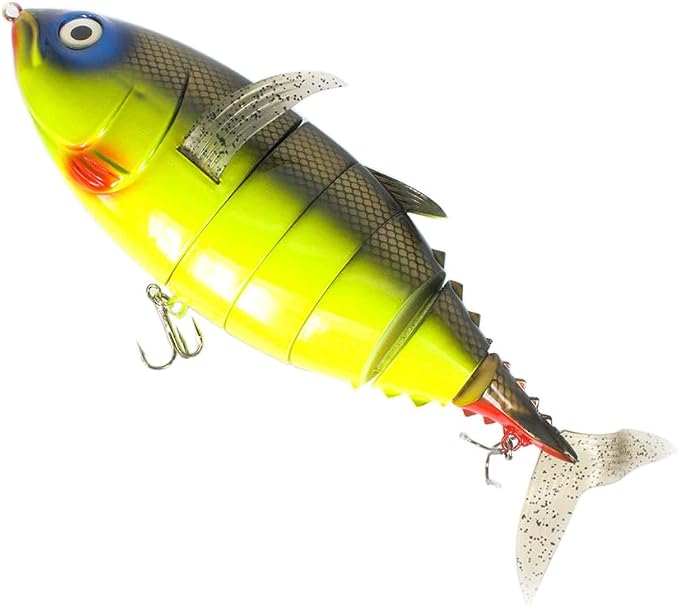 Large Multi Jointed Fishing Lures Bait,Big Giant Fishing Bass Lures,Crankbaits Swimbaits with Treble Hook