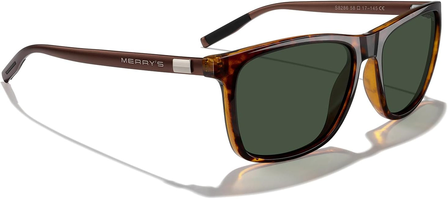 MERRY'S Unisex Polarized Aluminum Sunglasses Vintage Sun Glasses For Men/Women S8286