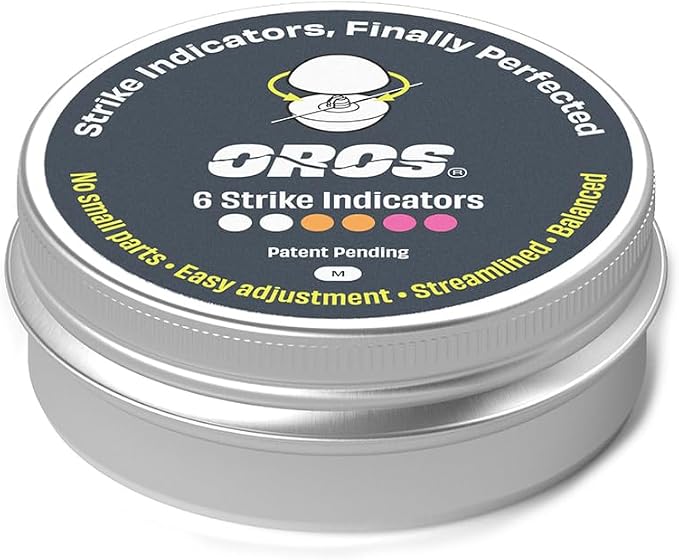 Oros Strike Indicators for Fly Fishing, Reusable Foam Nymph Indicators, High Visibility Trout Fishing Float, Assorted Sizes