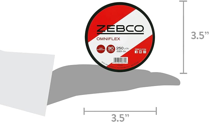 Omniflex Monofilament Fishing Line, Tested (30 Pounds)