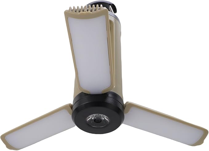 Fafeicy LED Camping Lantern, Rechargeable Foldable Light with 2000mAh Battery, 6 Modes for Outdoor Hiking and Fishing