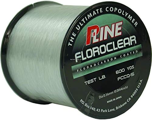 P-Line Floroclear Clear Fishing Line 400-600 YD Spool