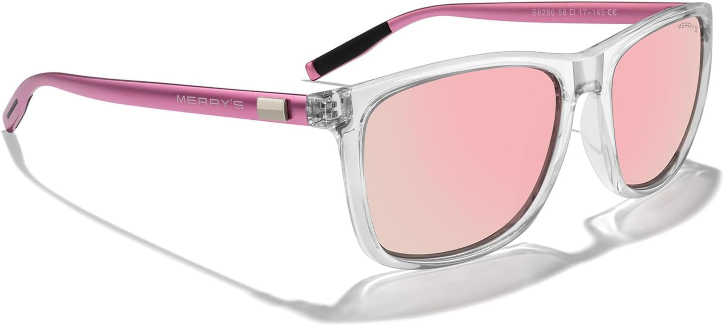 MERRY'S Unisex Polarized Aluminum Sunglasses Vintage Sun Glasses For Men/Women S8286