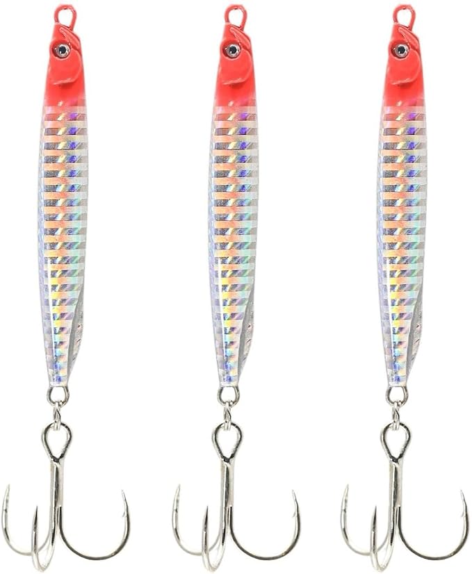 Saltwater Fishing Lures Fishing Jigs Fishing Spoons for Striped bass, Pompano, Spanish Mackerel ，Bluefish