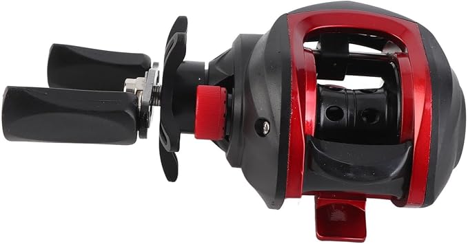 Baitcasting Reel, 7.2:1 Metal Powerful Lightweight Baitcaster Fishing Reel, for Saltwater Freshwater (Left Hand)