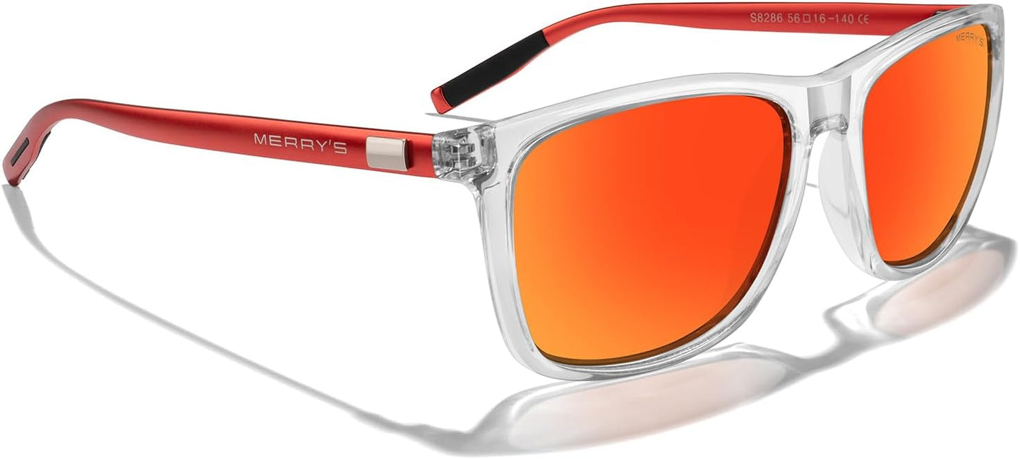 MERRY'S Unisex Polarized Aluminum Sunglasses Vintage Sun Glasses For Men/Women S8286