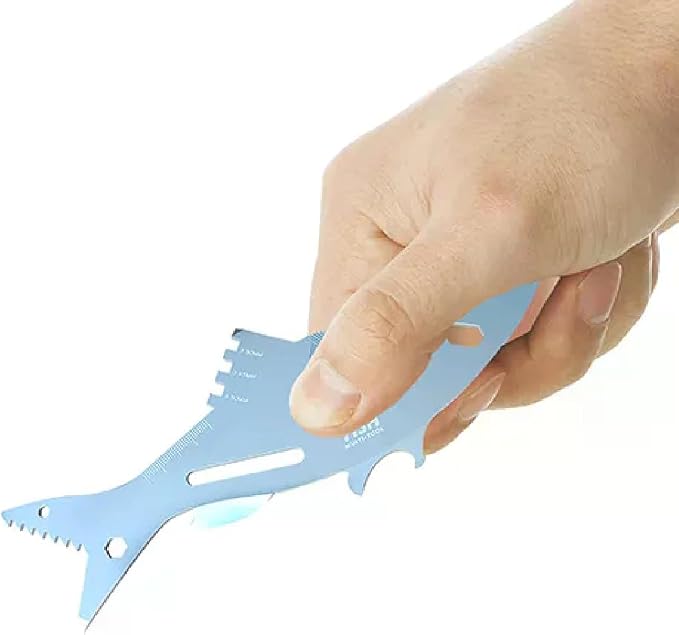 Gift Republic 21-in-1 Fish Multi-Tool Gadget, Gray