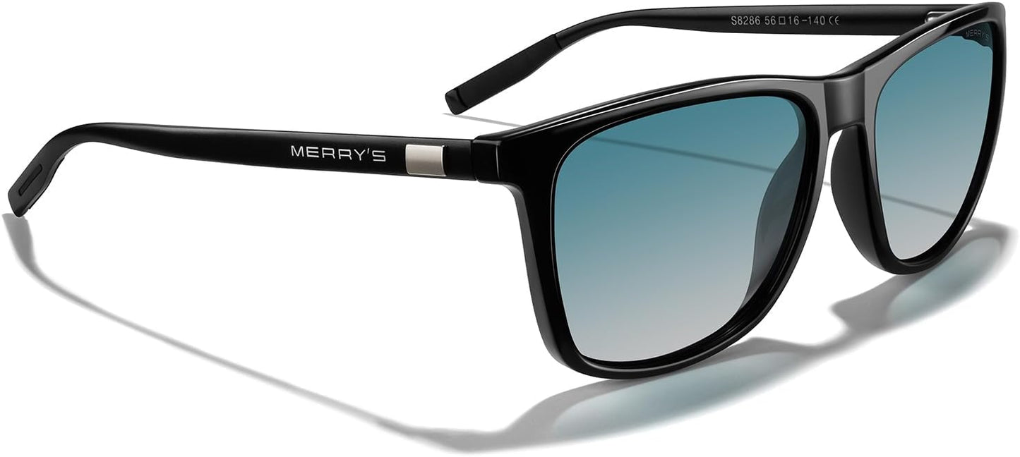 MERRY'S Unisex Polarized Aluminum Sunglasses Vintage Sun Glasses For Men/Women S8286