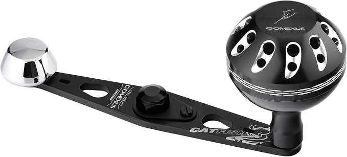 GOMEXUS Power Handle for Abu Garcia Ambassadeur C3/C4/S/SX 5000-7000 Round Fishing Reels Catfish Special Crank