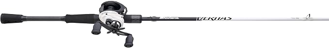 Abu Garcia Veritas Low Profile Baitcast Reel and Fishing Rod Combo