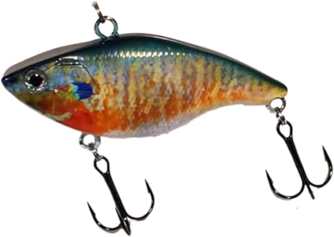 2 3/4" DDT Lipless Crankbait for Bass Fishing Lure Vibe Trap Crank Bait Lifelike Bait Sink