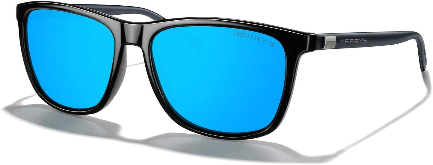MERRY'S Unisex Polarized Aluminum Sunglasses Vintage Sun Glasses For Men/Women S8286
