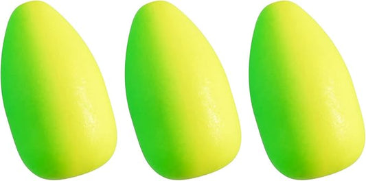 Dr.Fish 30 Pack Oval Foam Floats Fishing Rig Floats Fly Fishing Trout Bobber Strike Indicator Pompano Surf Fishing Rig Walleye Crawler Harness