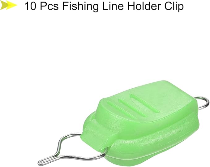 PATIKIL Fishing Line Holders, Baitcasting Reel Fishing Line Holder Clip Buckle Stopper Line Keeper Accessories