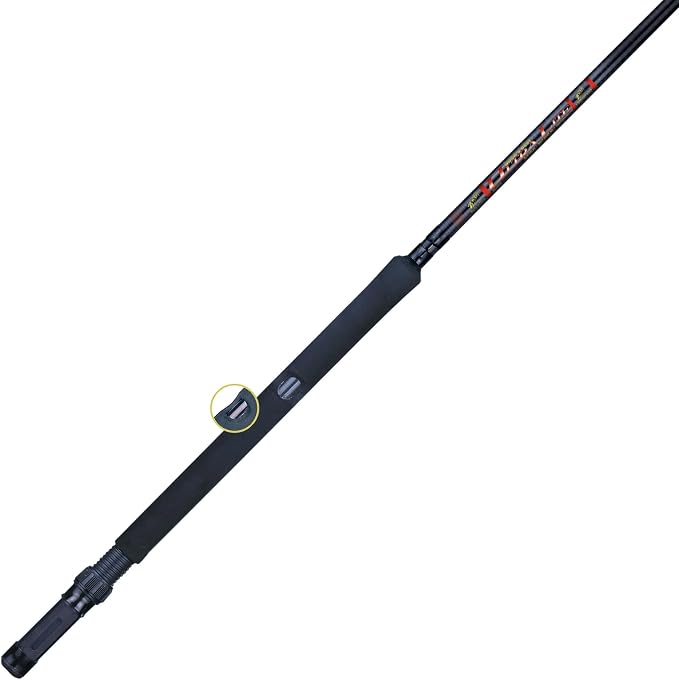 B'n'M Bucks Best Ultralite Bottom Reel Seat 2 Piece Jiggin Pole