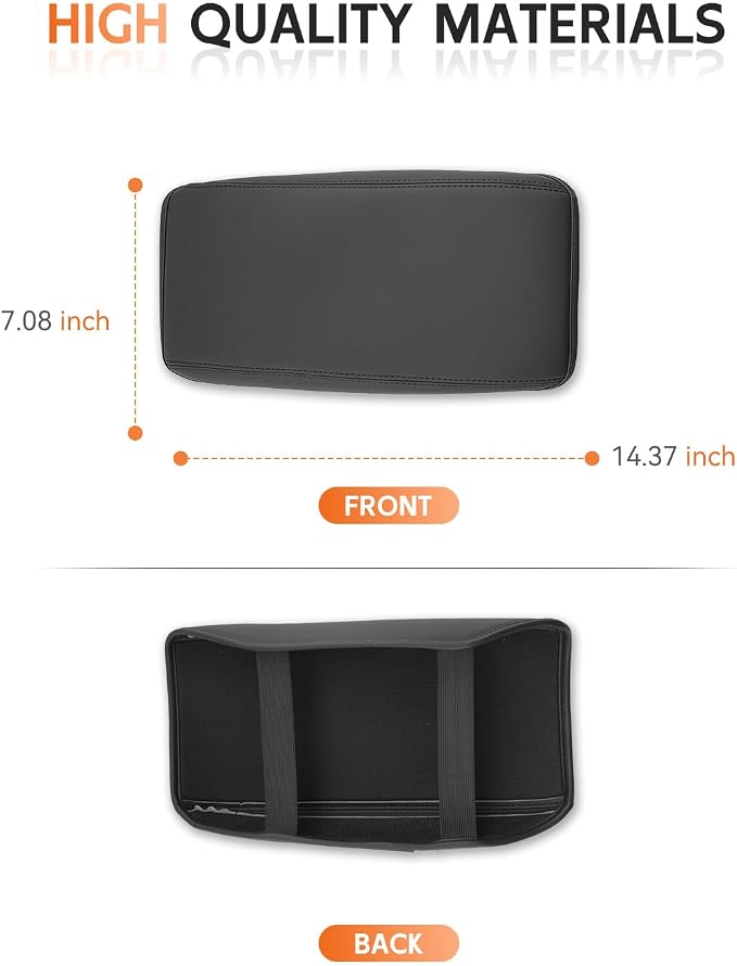 CDEFG for Volkswagen ID.4 2023-2025 Center Console Cover Armrest Box Cover for VW ID4 (Standard, S, S Plus) 2023 2024 2025 Accessories Console Arm Rest Protector