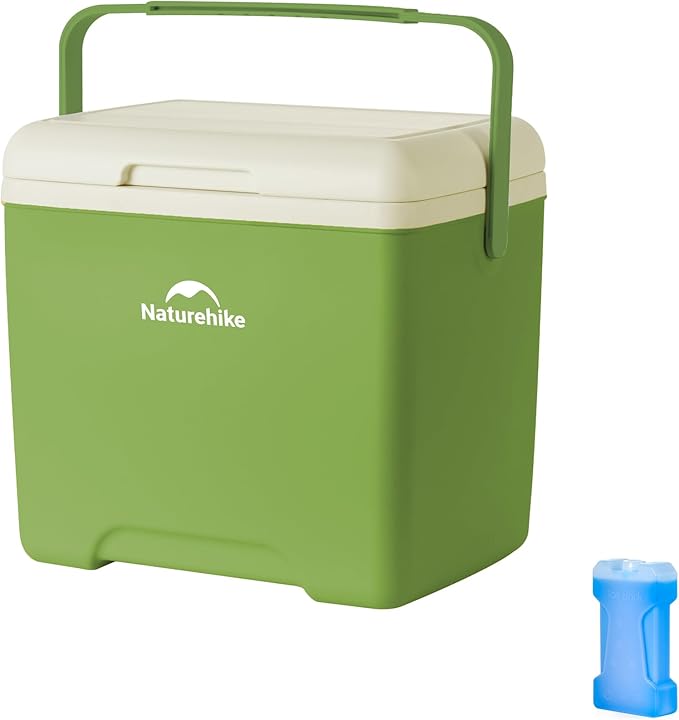 Naturehike 5.3/15/19 QT Hard Cooler, Insulated Ice Chest Box, Portable Ice Retention Cooler for Beach Camping Picnic Fishing Barbecue