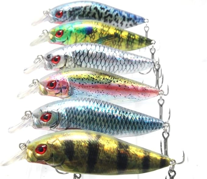 Minnow Crankbait for Bass Fishing Bass Lure Jerkbait Fishing Lures and Tackle Box