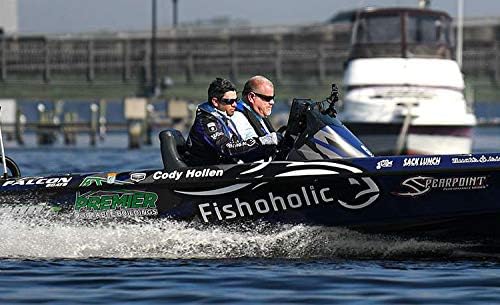 Fishoholic UPF50+ Fingerless Fishing Gloves - Sticky Grip Sun Protection Glove - Kayaking Paddling or Rowing