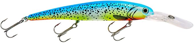 Bandit Lures 4 3/4-Inch Slender Minnow Jerkbait Trolls Up to 27 Feet Deep, Universal Color Patterns, 1 Piece