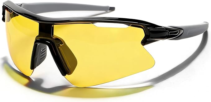 SEKKAF Polarized Sports Sunglasses for Men Women and Youth, UV400 Protection Ideal for Cycling Baseball Fishing Golf Running