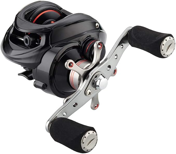 Fishdrops Baitcaster Reel Ultra-Light Baitcasting Fishing Reel, 7.0:1 Gear Ratio, 12.12LB Drag Magnetic Brake, Smooth 11+1BB, Freshwater & Saltwater and Affordable Low Profile Bait Caster Reel