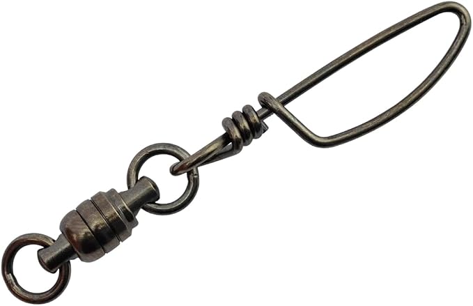 American Fishing Wire Stainless Steel Ball Bearing Snap Swivels with Double Welded Rings