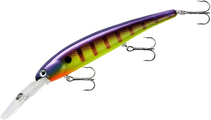 Bandit Lures 4 3/4-Inch Slender Minnow Jerkbait Trolls Up to 27 Feet Deep, Universal Color Patterns, 1 Piece