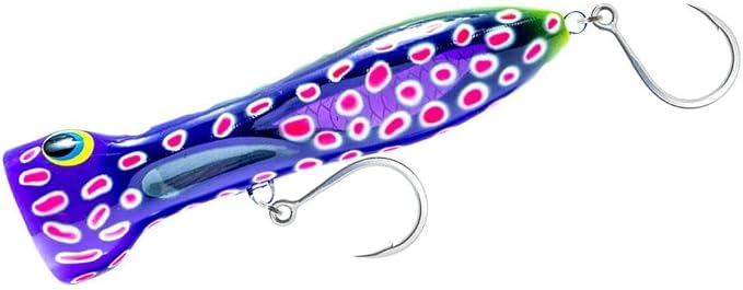 Nomad Design Chug Norris Topwater Popper Lure Collection – Floating Offshore Saltwater Surface Fishing Plug - Durable HD Body for Big Game - Realistic Splash & Erratic Action